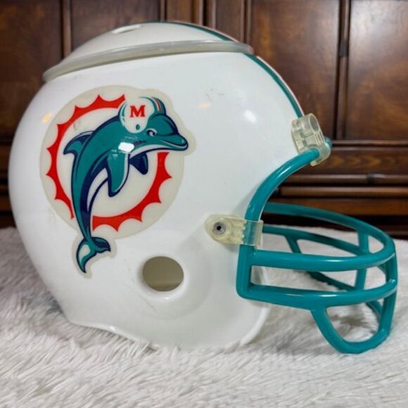 Vintage Miami Dolphins Multi-Purpose Helmet Bowl with Lid - Picture 4 of 16